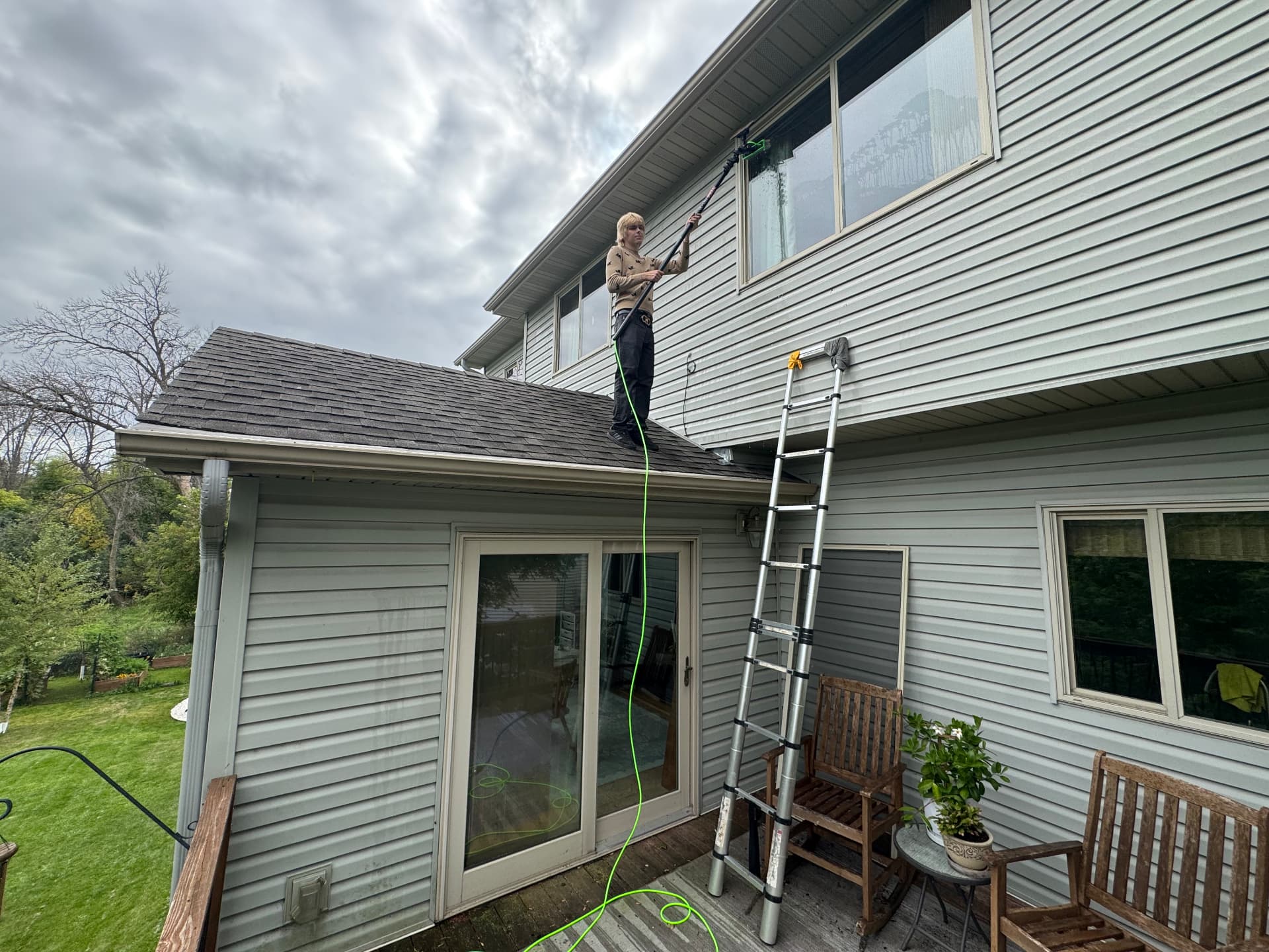Prime Shine Cleaning crew working on a real project